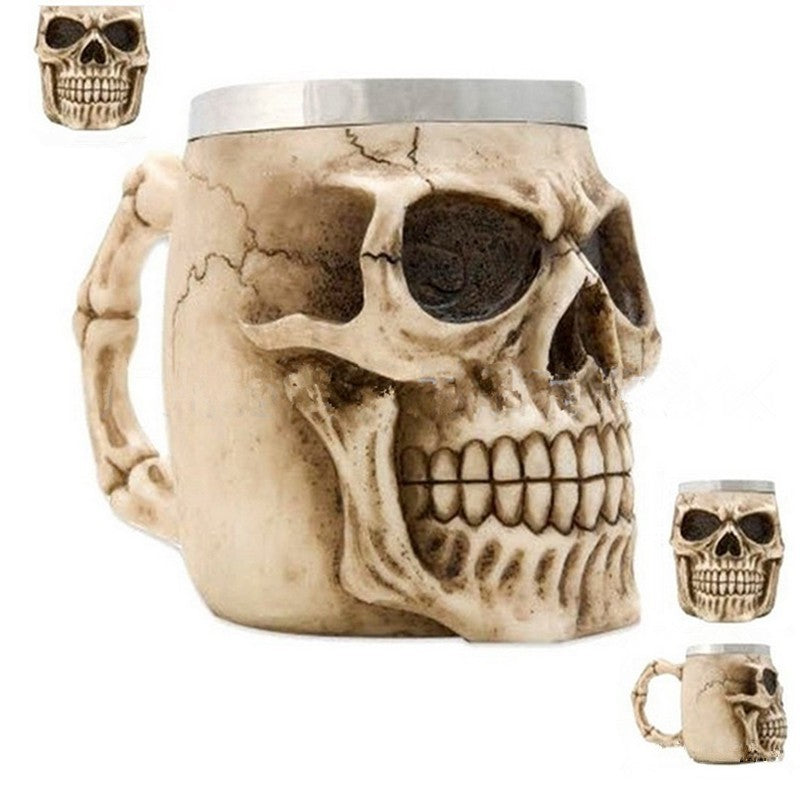 400ML 3D Skull Mugs Coffee
