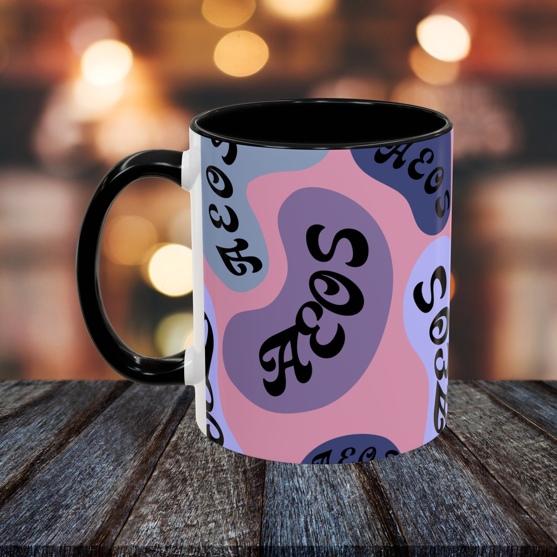 Polka-a-dot Aeos Accent Coffee Mug (11, 15oz)